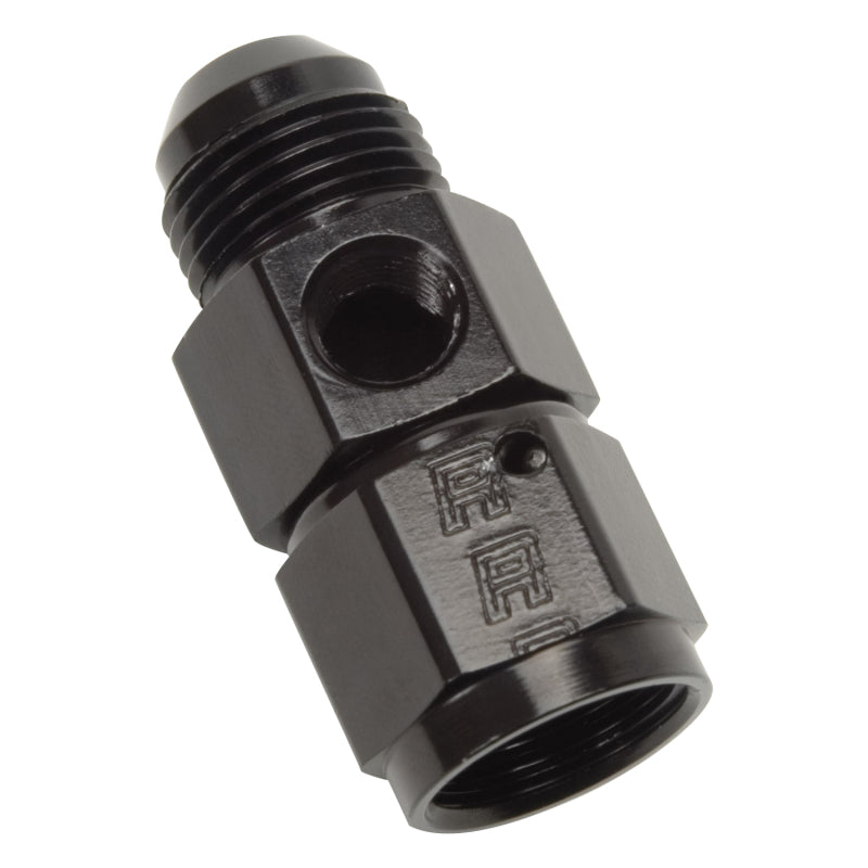 Russell Performance -6 AN Fuel Pressure Take off (Black)