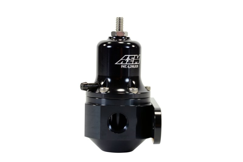 AEM High Capacity Universal Black Adjustable Fuel Pressure Regulator — Photo - out of package