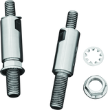 Kuryakyn Raised Mirror Adaptors Metric Models (Excluding Yamaha) Chrome