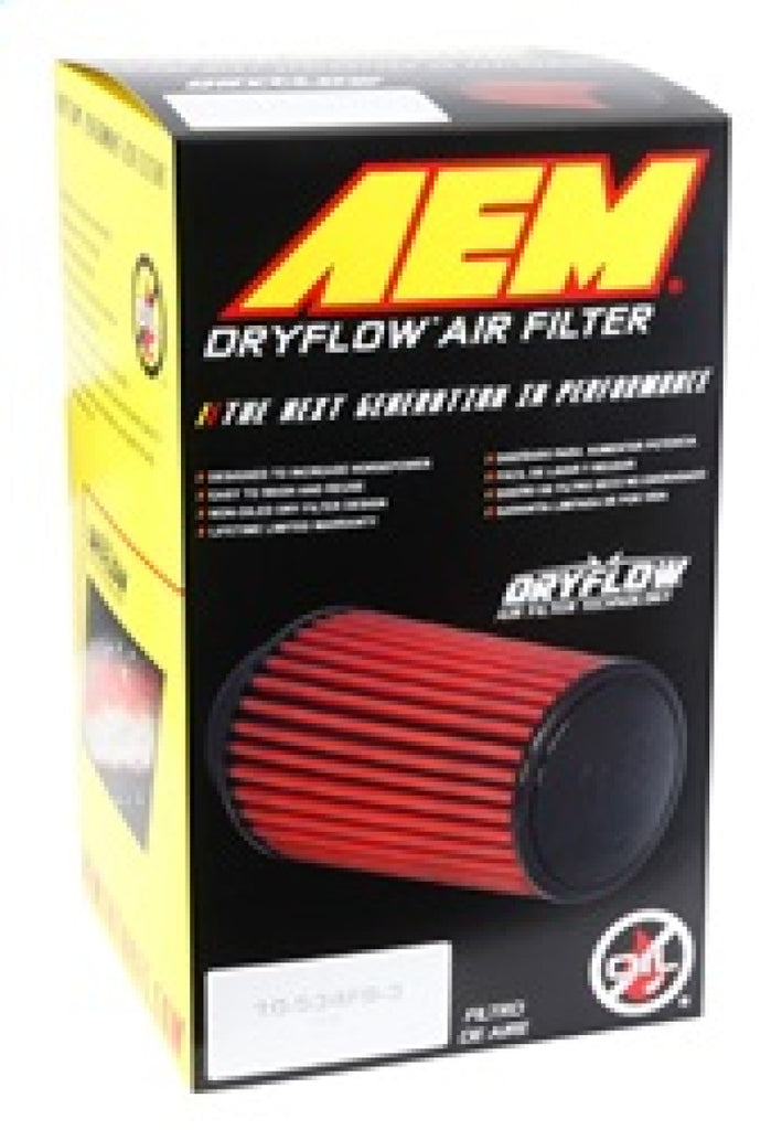 AEM Dryflow Air Filter 4.5in X 9in Dryflow