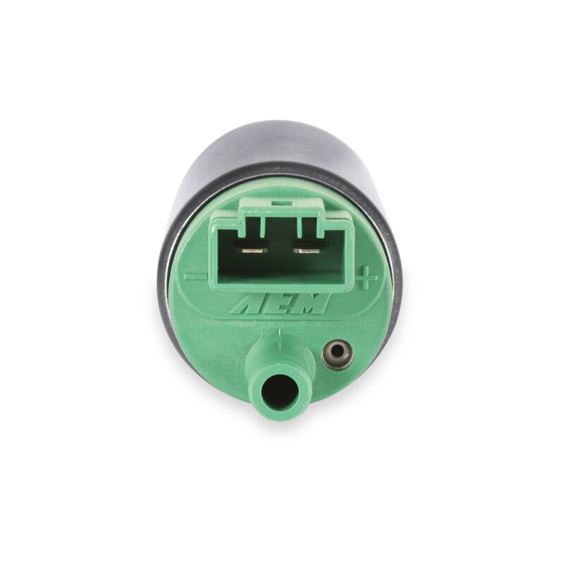 AEM 400 LPH E85 Compatible Fuel Pump Kit - Single Barb - Ethanol Compatible — Photo - out of package