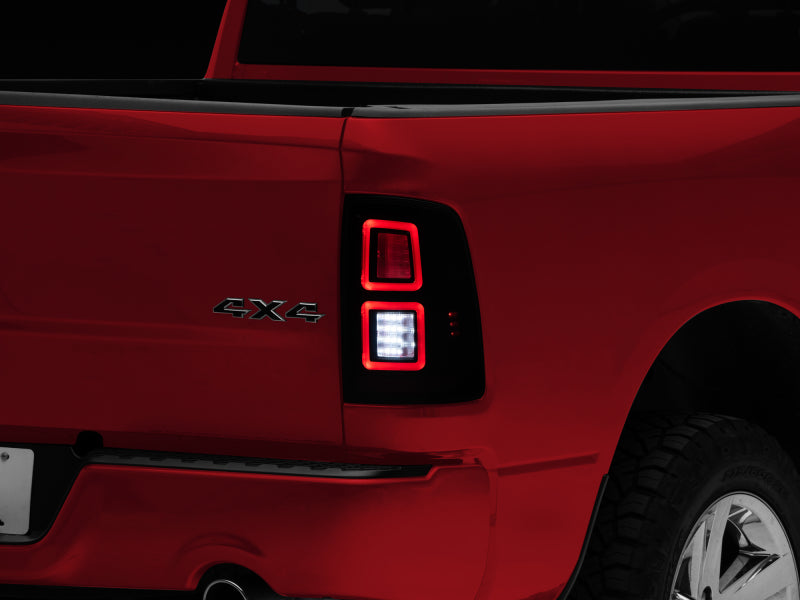 Raxiom 09-18 Dodge RAM 1500 LED Tail Lights- Black Housing (Smoked Lens)