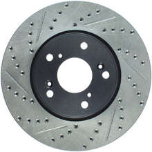 Load image into Gallery viewer, StopTech Slotted &amp; Drilled Sport Brake Rotor Front Right 13 Honda Accord Sport