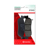 Brembo OE Mbk Skyliner/Yamaha X-City/Yamaha X-Max/Yamaha Yp Carbon Ceramic Brake Pad - Rear