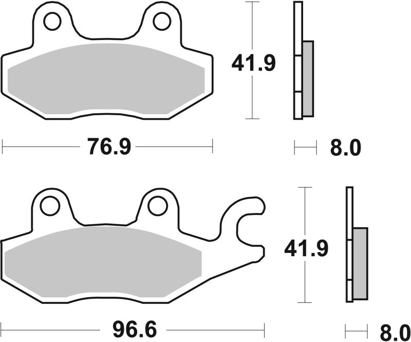 Brembo 08-17 Kawasaki EX R Ninja 250cc Sinter Brake Pad - Front — User 1
