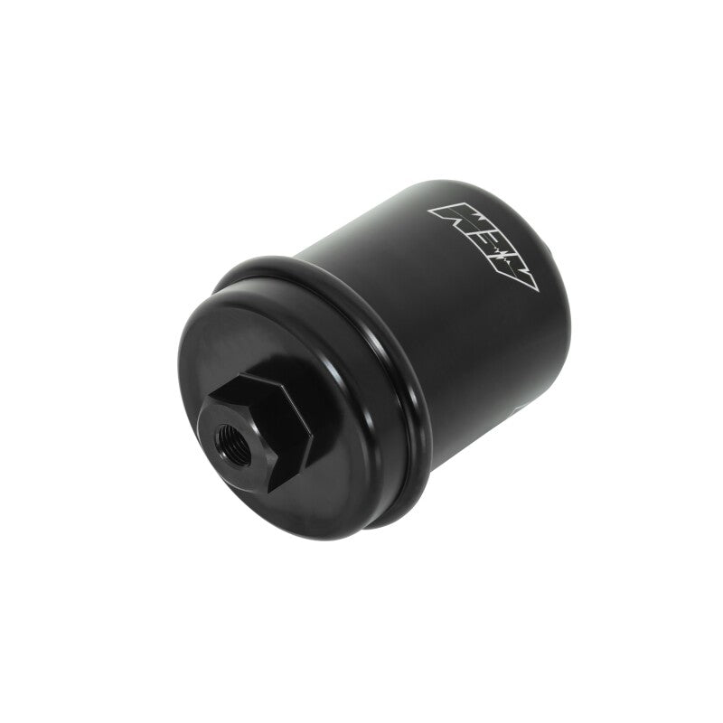 AEM 94-01 Acura Integra / 94-97 Honda Accord / 96-00 Civic / 97-01 Prelude Black Fuel Filter Kit — Photo - out of package