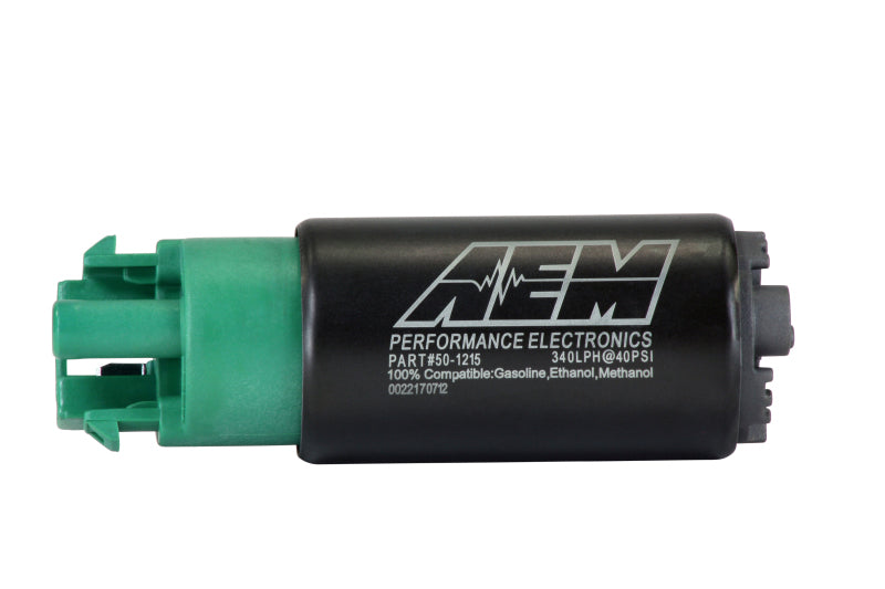 AEM 340LPH 65mm Fuel Pump Kit w/ Mounting Hooks - Ethanol Compatible — Photo - out of package