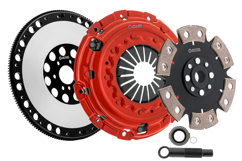 Action Clutch 03-12 Honda Accord 2.4L (K24A4) Stage 4 Clutch Kit (1MD) w/Lightened Flywheel — Photo - Primary