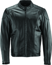 Load image into Gallery viewer, Kuryakyn Leather By River Road Race Leather Jacket Black - Medium