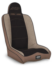 Load image into Gallery viewer, PRP Daily Driver High Back Suspension Seat (Two Neck Slots) - Tan / Black