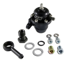Load image into Gallery viewer, AEM 96-97 Acura CL / 94-97 Accord / 96-00 Civic Ex Black Adjustable Fuel Pressure Regulator — Photo - Primary