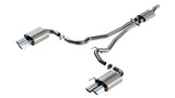 Borla 2024 Ford Mustang Ecoboost 2.3L Cat-Back Exhaust System S-Type w/ Quad Tip - Non-Active