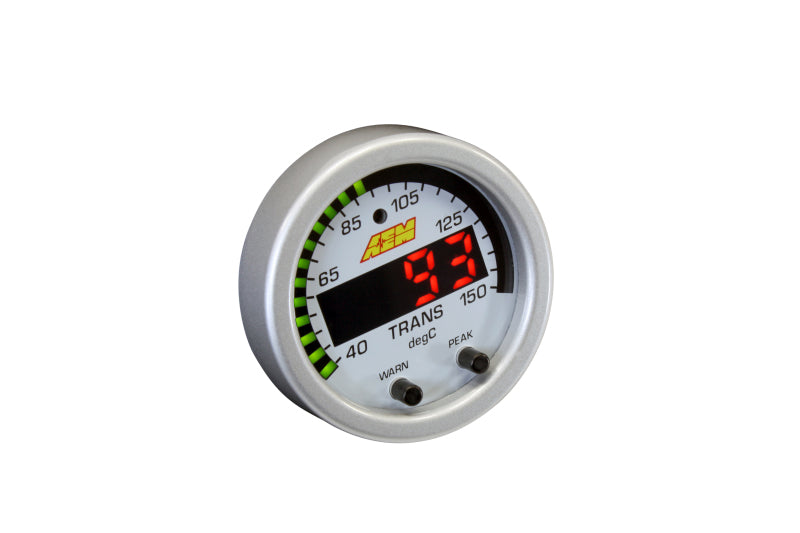 AEM X-Series Temperature 100-300F Gauge Kit (ONLY Black Bezel and Water Temp. Faceplate) — Photo - out of package