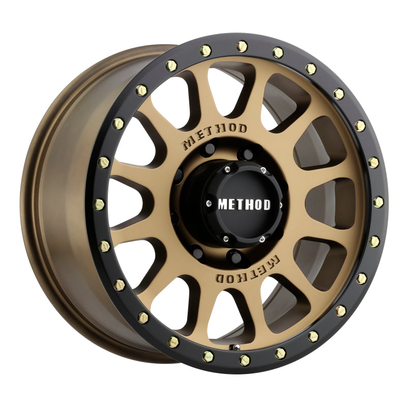 Method MR305 NV 20x9 +18mm Offset 8x170 130.81mm CB Method Bronze/Black Street Loc Wheel