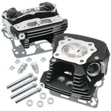 S&S Cycle 08-16 Touring Super Stock 89cc Cylinder Head Kit - Wrinkle Black
