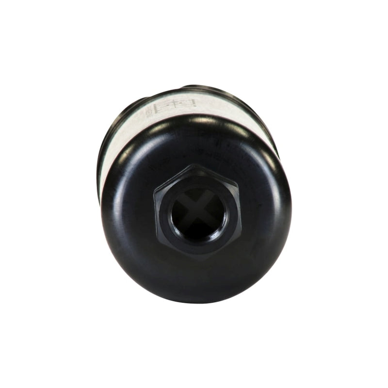 AEM 400LPH High Pressure Inline Fuel Pump - M18x1.5 Female Inlet to M12x1.5 Male Outlet — Photo - out of package