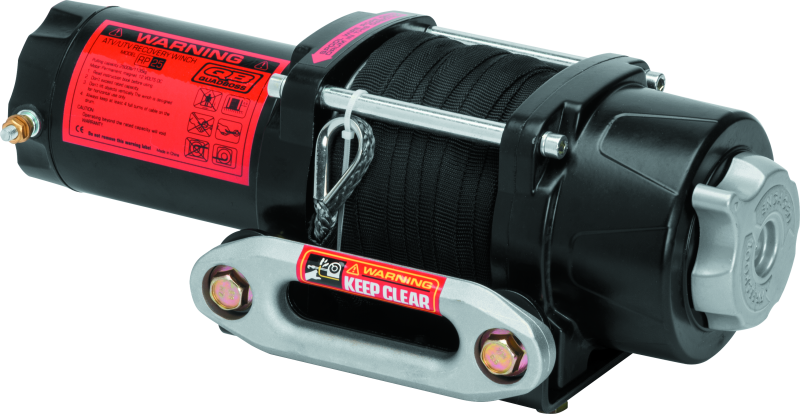 QuadBoss Winch 2500Lb W/Synthetic Rope