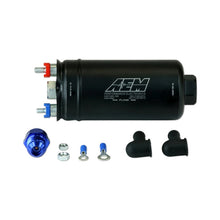 Load image into Gallery viewer, AEM 400LPH High Pressure Fuel Pump -6AN Female Out, -10AN Female In — Photo - out of package