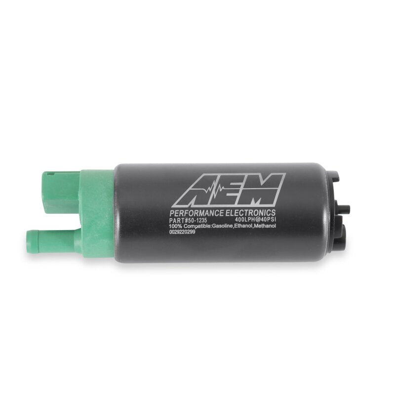 AEM 400 LPH E85 Compatible Fuel Pump Kit - Single Barb - Ethanol Compatible — Photo - Primary