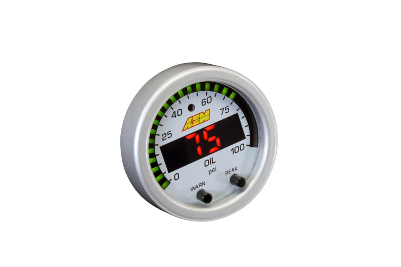 AEM X-Series Pressure 0-100psi Gauge Kit — Photo - out of package