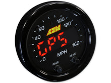 Load image into Gallery viewer, AEM X-Series 0-160 MPH Black Bezel w/ Black Face GPS Speedometer Gauge — Photo - out of package