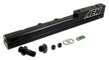Load image into Gallery viewer, AEM 99-00 Honda Civic Si Black Fuel Rail — Photo - Primary