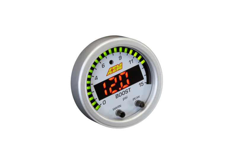 AEM X-Series Pressure 0-15psi Gauge Kit — Photo - out of package