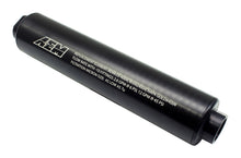 Load image into Gallery viewer, AEM Universal High Flow -10 AN Inline Black Fuel Filter — Photo - Primary