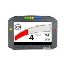 Load image into Gallery viewer, AEM CD-7LG Carbon Logging Flush Digital Dash Display w/ Internal 20Hz GPS &amp; Antenna — Photo - out of package