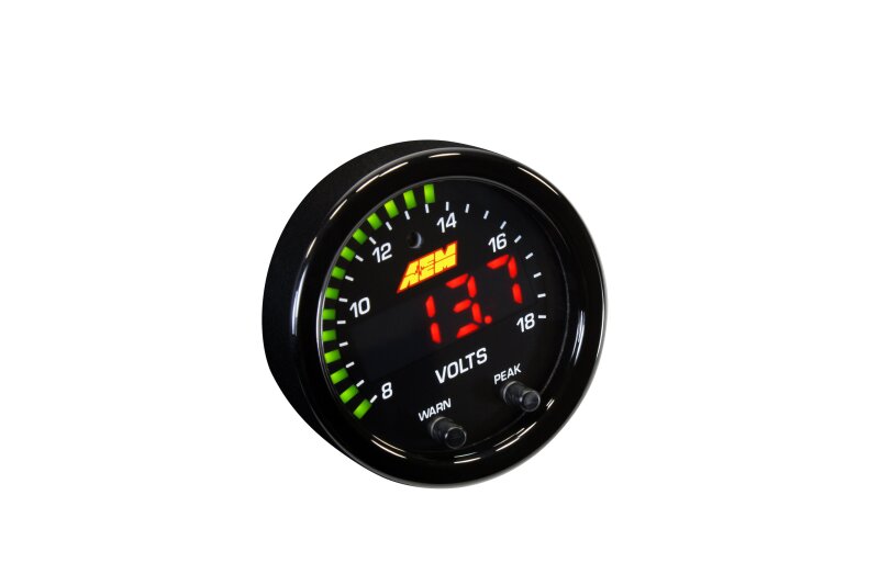 AEM X-Series 8-18V Volt Gauge — Photo - Primary