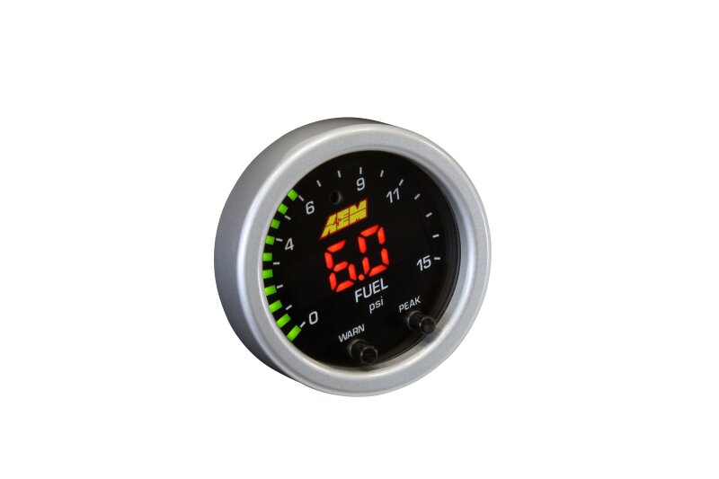 AEM X-Series Pressure 0-15psi Gauge Kit — Photo - out of package
