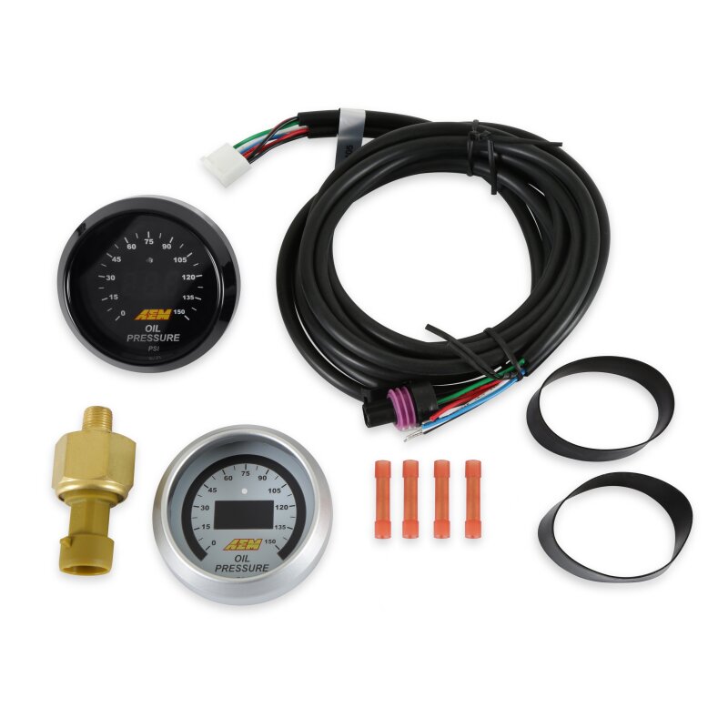 AEM 52mm Oil Pressure 150psi Digital Gauge — Photo - out of package