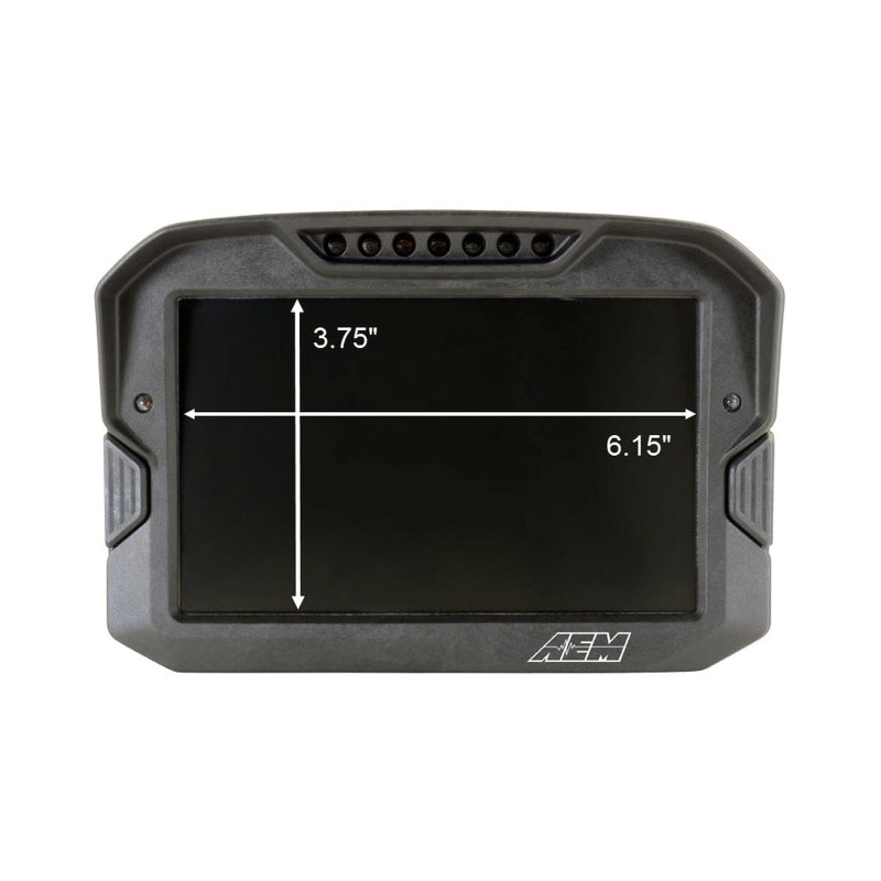 AEM CD-7 Non Logging Race Dash Carbon Fiber Digital Display (CAN Input Only) — Photo - out of package