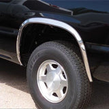 Putco 88-98 Chevrolet CK / Silverado (Incl Sportside) - Full w/o Flares Stainless Steel Fender Trim