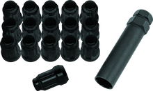 Load image into Gallery viewer, QuadBoss Spline Lug Nuts 12x1.25 - Black