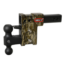 Load image into Gallery viewer, Gen-Y Mega Duty 2in Shank 5in Drop 2K TW 16K Hitch w/GH-051 Dual-Ball/GH-032 Pintle Lock - Mossy Oak