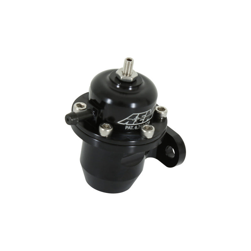 AEM 86-93 Acura / 95-98 TL / 88-91 Civic/CRX / 92-01 Prelude Black Adjustable Fuel Pressure Regulato — Photo - out of package