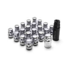 Load image into Gallery viewer, Wheel Mate Muteki SR35 Close End Lug Nuts w/ Lock Set - Satin Silver 12x1.25 35mm