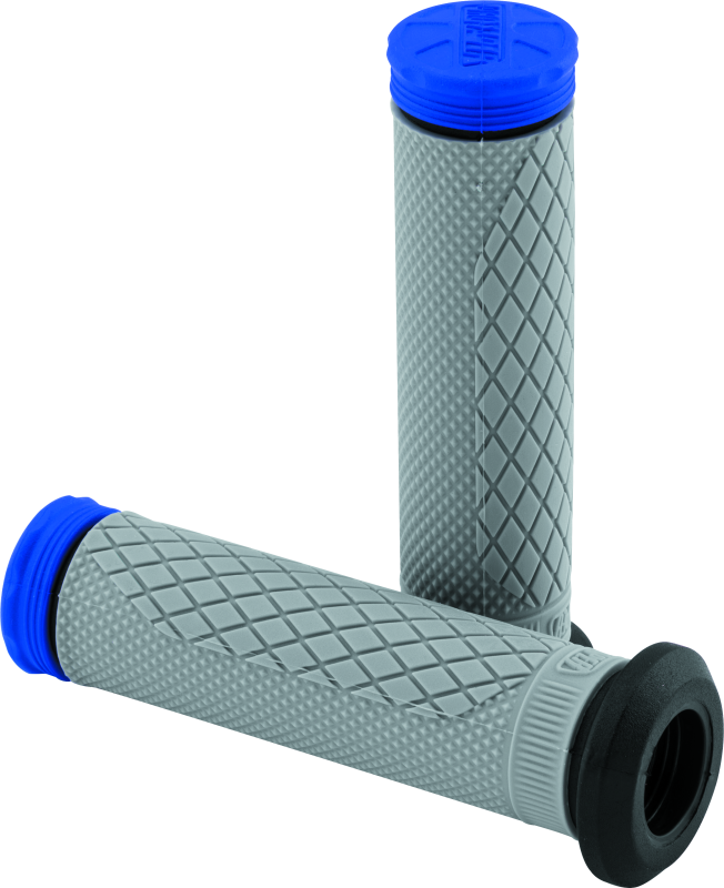 ProTaper Tri Density Full Diamond ATV Grips - Blue