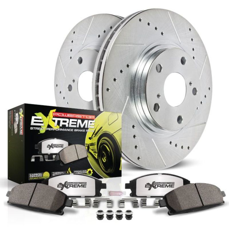 Power Stop 12-16 Audi A6 Quattro Front Z26 Street Warrior Brake Kit