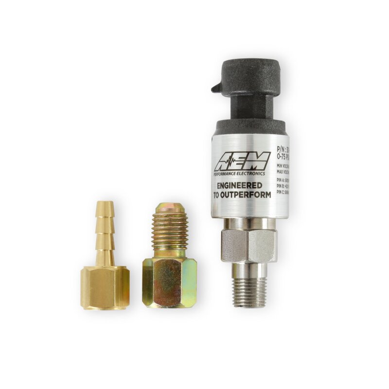 AEM 5 BAR MAP or 75 PSIA Stainless Steel Sensor Kit — Photo - Primary