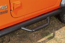 Load image into Gallery viewer, Rugged Ridge Spartan Nerf Bar Textured Black 18-20 Jeep Wrangler JL 2 Door