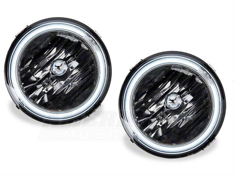 Raxiom 05-12 Ford Mustang GT LED Halo Fog Lights (Chrome)