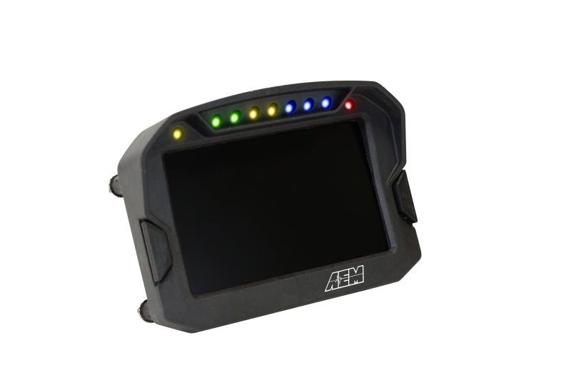 AEM CD-5G Carbon Digital Dash Display w/ Interal 10Hz GPS & Antenna — Photo - out of package