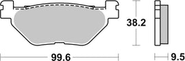 Brembo 04-05 Yamaha TDM 900cc Brake Pad - Rear — User 1
