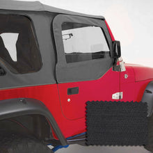 Load image into Gallery viewer, Rugged Ridge Upper Soft Door Kit Black Diamond 03-06 Jeep Wrangler