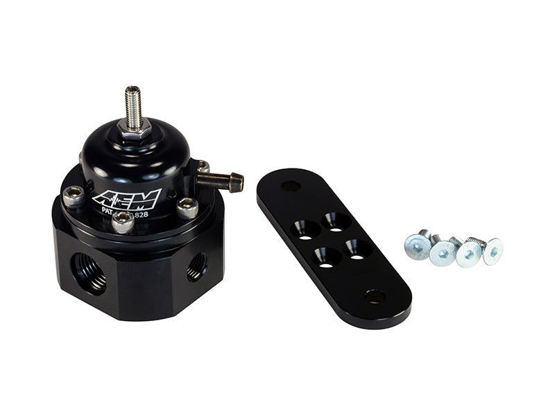 AEM Universal Black Adjustable Fuel Pressure Regulator — Photo - Primary