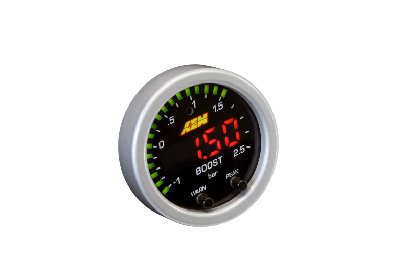 AEM X-Series Boost Pressure -30inHg 35psi Gauge — Photo - out of package