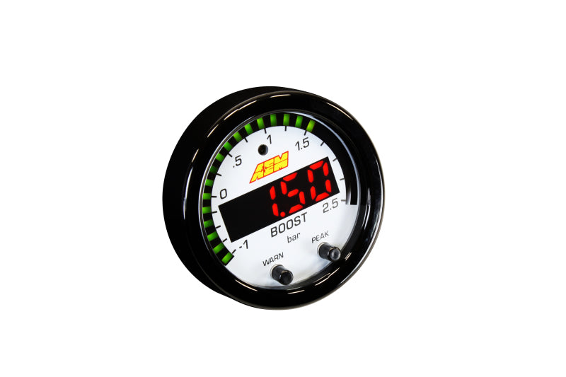 AEM X-Series Boost Pressure -30inHg 35psi Gauge — Photo - out of package