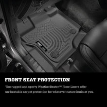 Load image into Gallery viewer, Husky Liners 17-19 F-250/F-350/F-450 Crew Cab Weatherbeater Black Front &amp; 2nd Seat Floor Liners